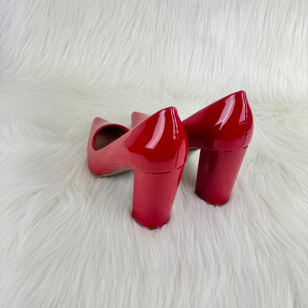 BAMBOO | Red Patent Leather Pump - Picture 3 of 14